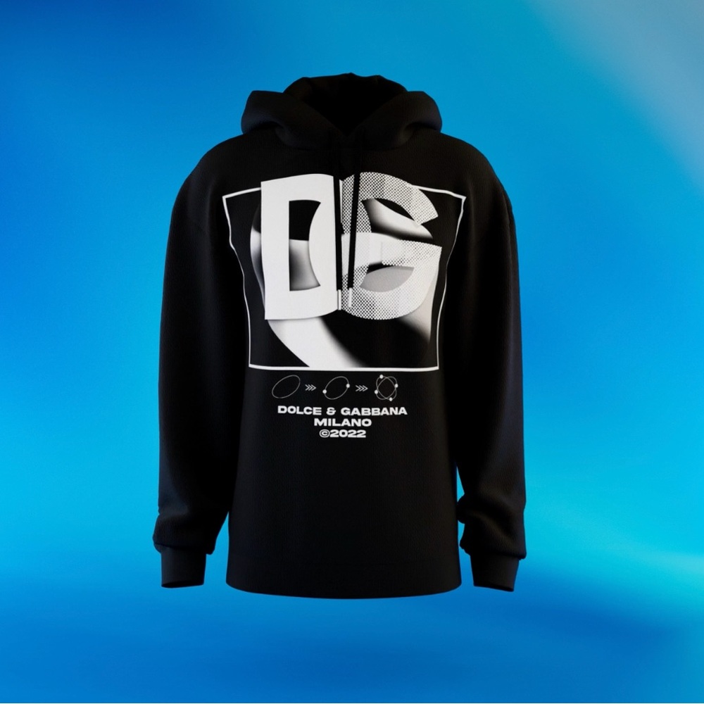 RARE Dolce & Gabbana Platinum Drip Realtà Parallela Limited Edition Hoodie EU 50